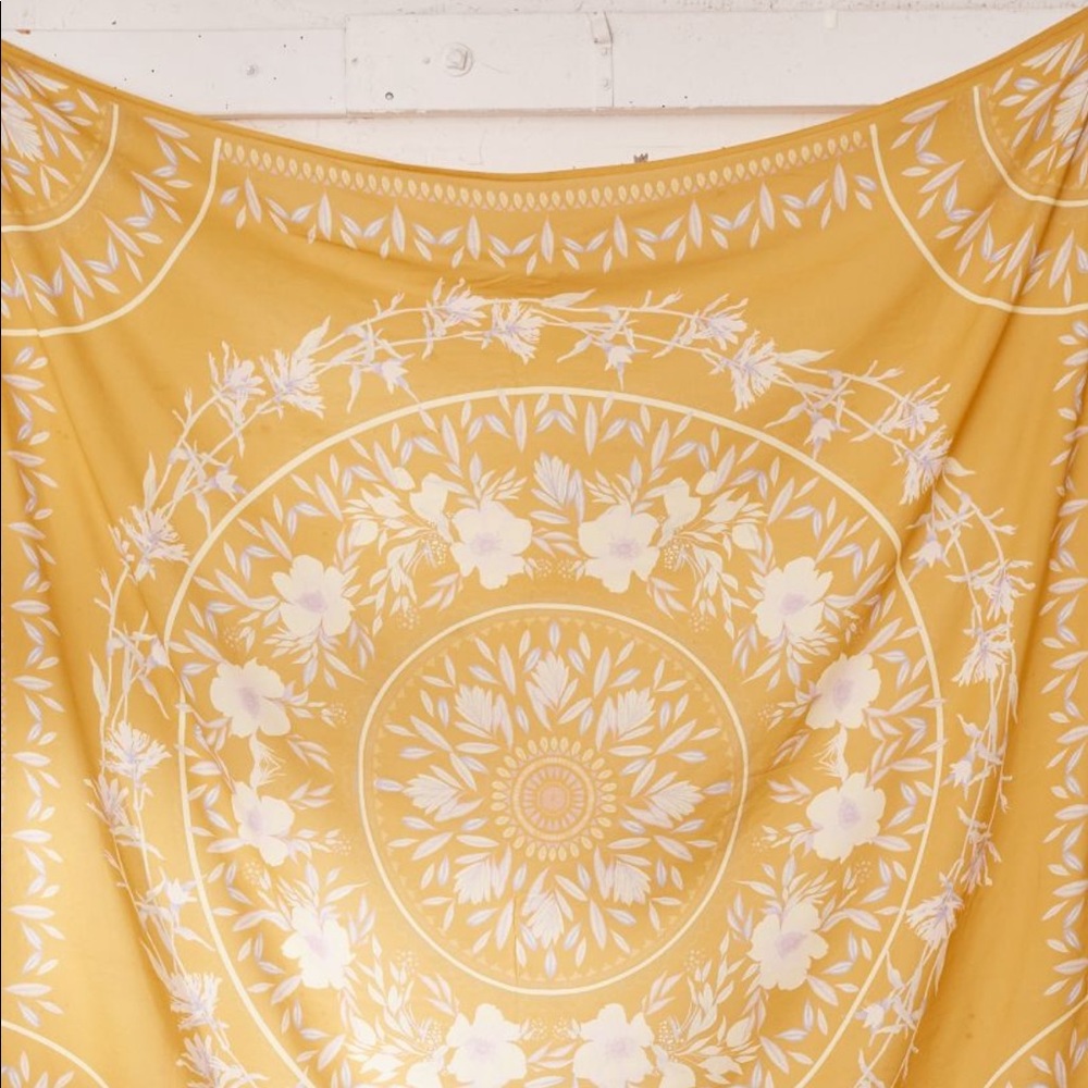 Urban Outfitters Yellow Tapestry
